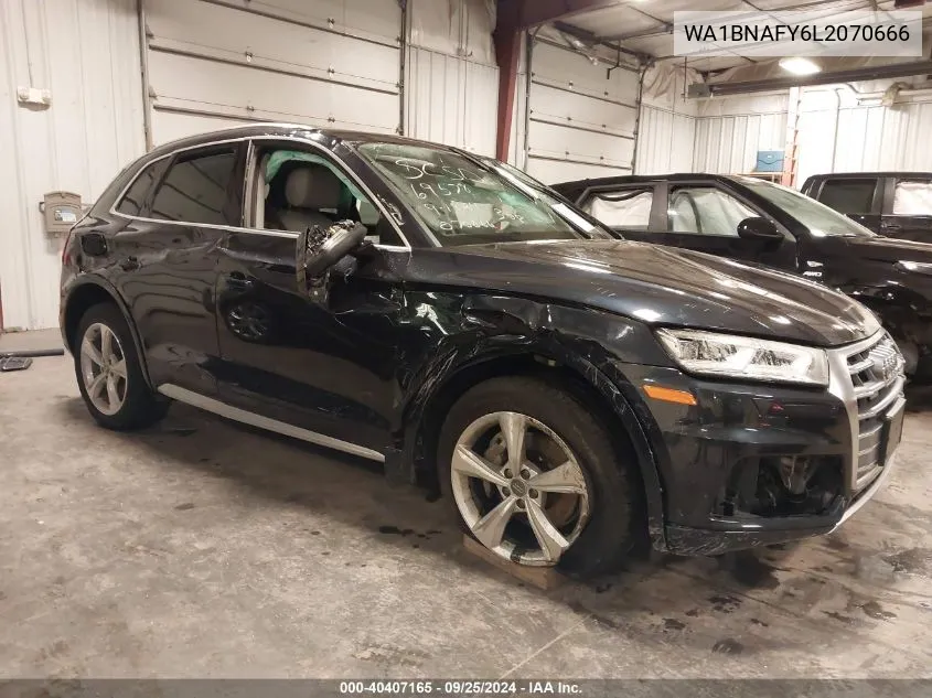 2020 Audi Q5 Premium Plus 45 Tfsi Quattro S Tronic VIN: WA1BNAFY6L2070666 Lot: 40407165