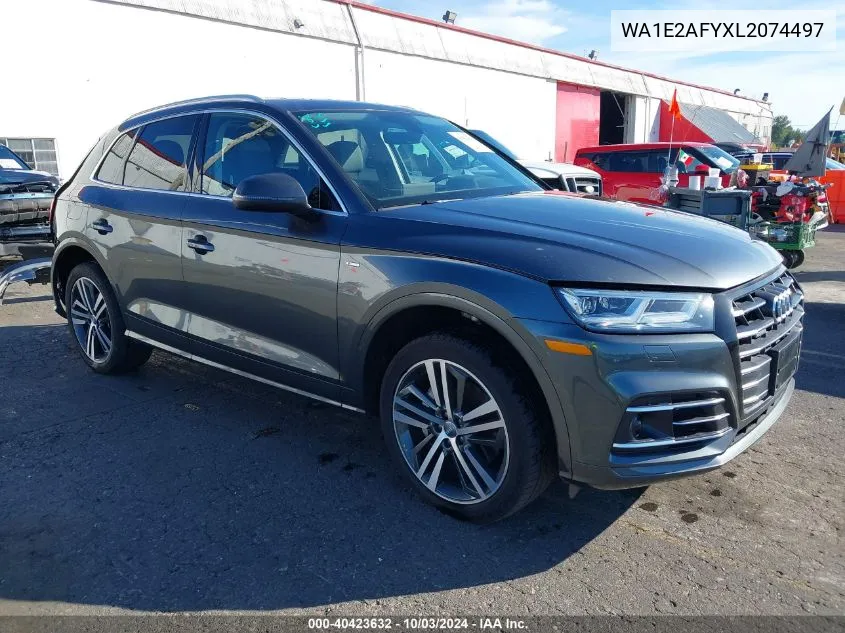 2020 Audi Q5 Premium Plus 55 Tfsi E Quattro S Tronic VIN: WA1E2AFYXL2074497 Lot: 40423632