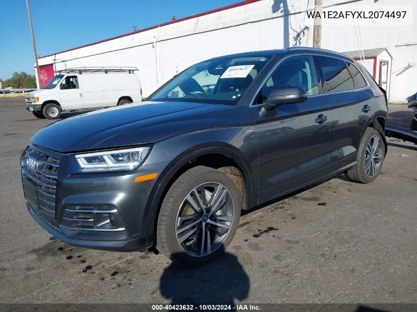 2020 Audi Q5 Premium Plus 55 Tfsi E Quattro S Tronic VIN: WA1E2AFYXL2074497 Lot: 40423632