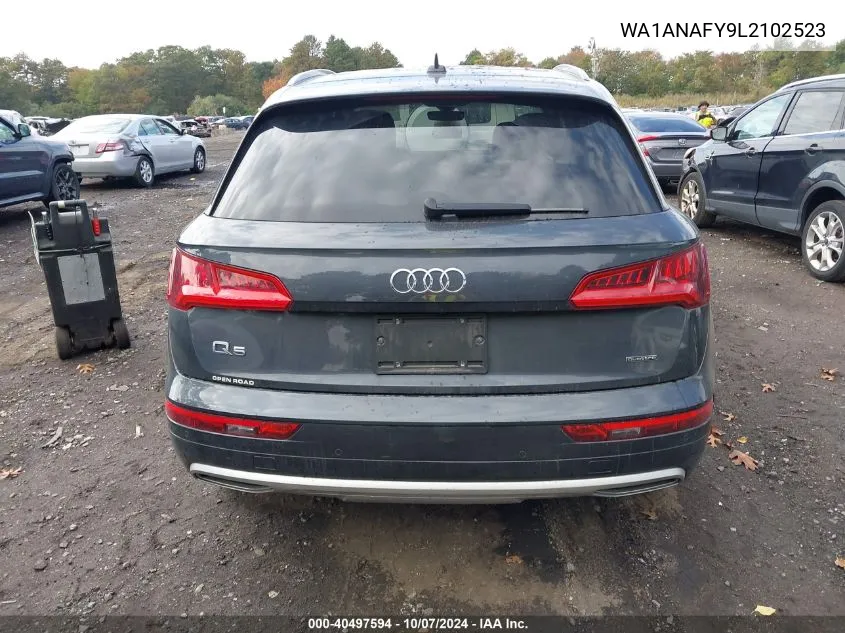 2020 Audi Q5 Premium 45 Tfsi Quattro S Tronic VIN: WA1ANAFY9L2102523 Lot: 40497594