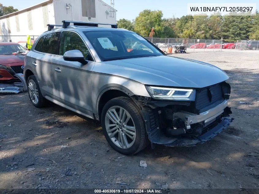 2020 Audi Q5 Premium Plus 45 Tfsi Quattro S Tronic VIN: WA1BNAFY7L2058297 Lot: 40530619