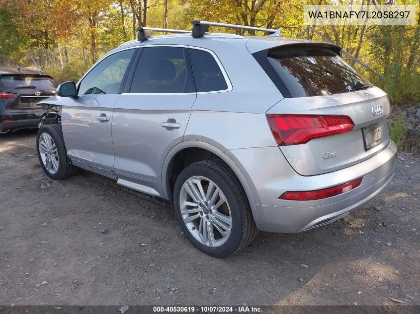 2020 Audi Q5 Premium Plus 45 Tfsi Quattro S Tronic VIN: WA1BNAFY7L2058297 Lot: 40530619