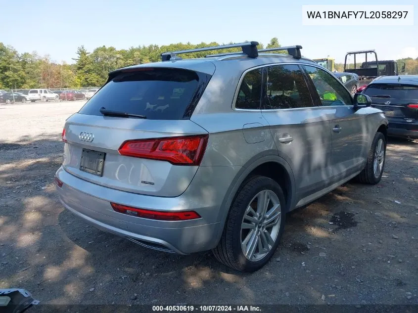 2020 Audi Q5 Premium Plus 45 Tfsi Quattro S Tronic VIN: WA1BNAFY7L2058297 Lot: 40530619