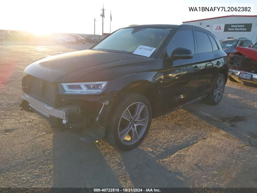 2020 Audi Q5 Premium Plus 45 Tfsi Quattro S Tronic VIN: WA1BNAFY7L2062382 Lot: 40722518