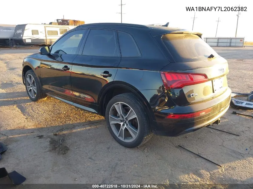 2020 Audi Q5 Premium Plus 45 Tfsi Quattro S Tronic VIN: WA1BNAFY7L2062382 Lot: 40722518