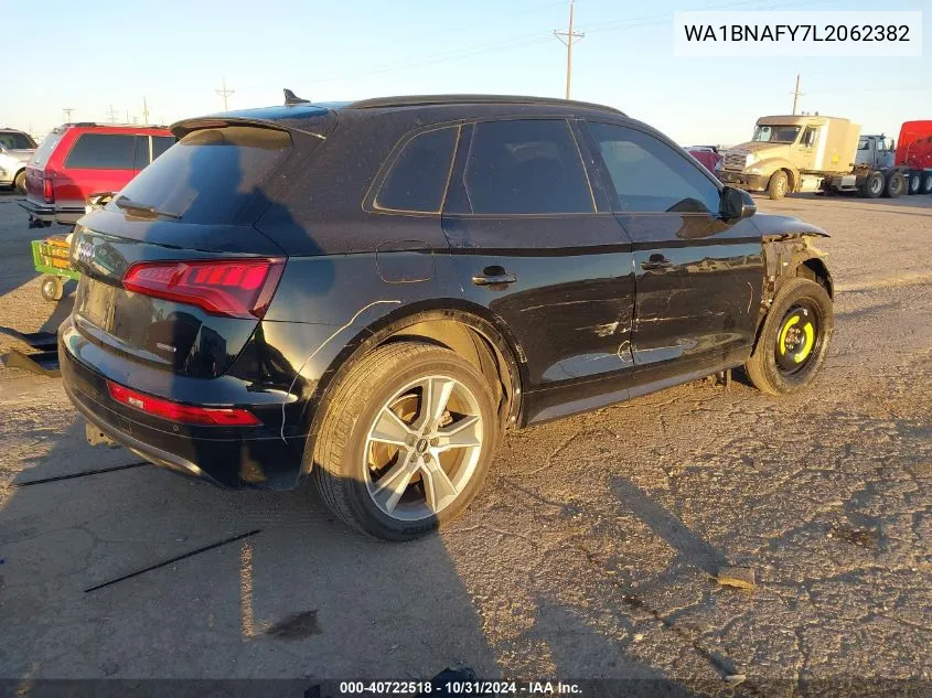 2020 Audi Q5 Premium Plus 45 Tfsi Quattro S Tronic VIN: WA1BNAFY7L2062382 Lot: 40722518