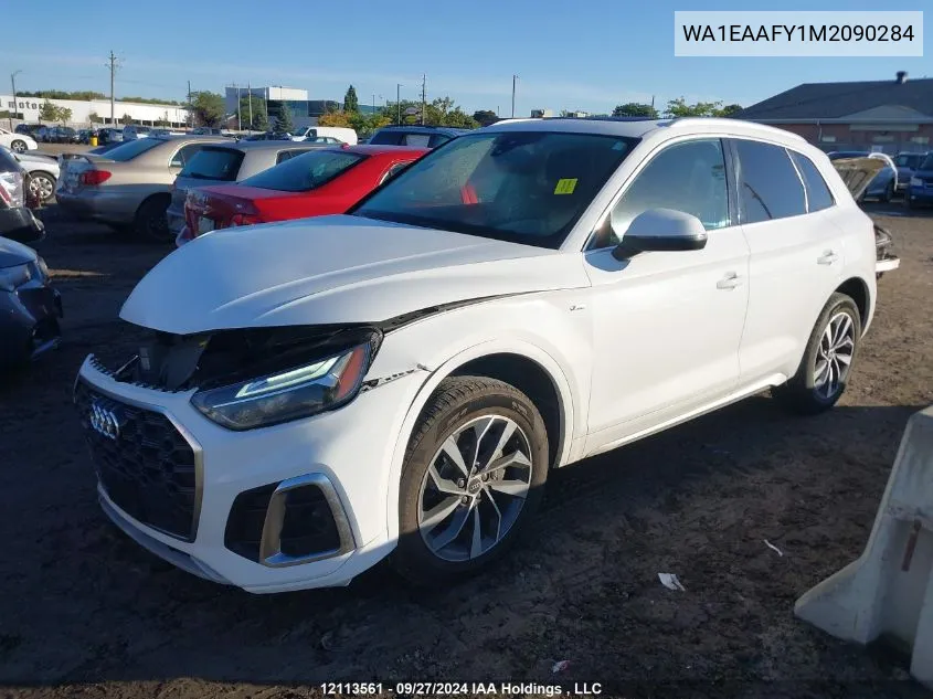 WA1EAAFY1M2090284 2021 Audi Q5