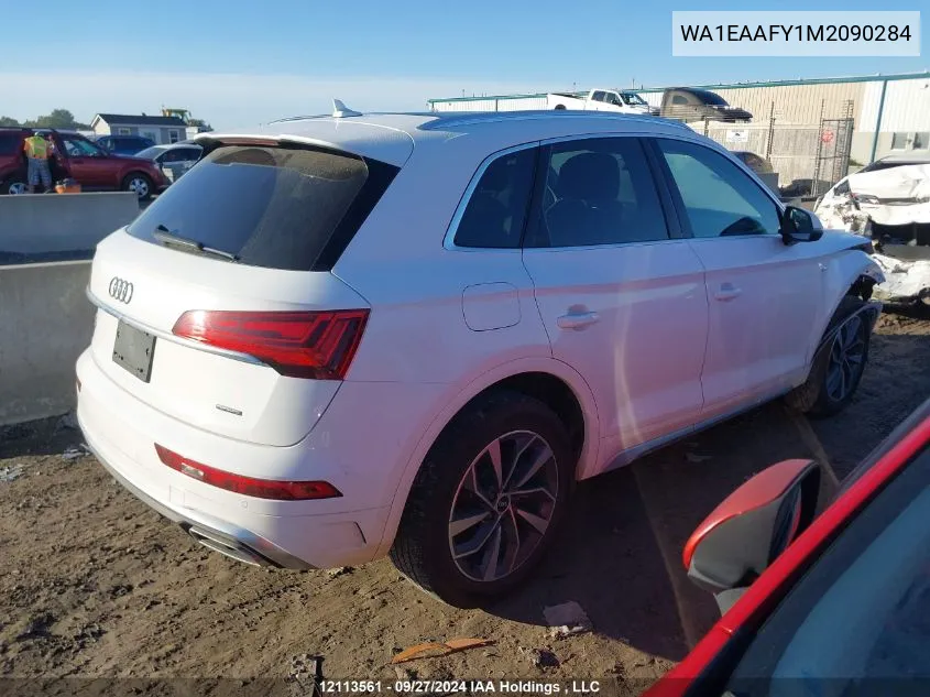 WA1EAAFY1M2090284 2021 Audi Q5