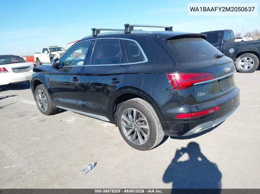 WA1BAAFY2M2050637 2021 Audi Q5 Premium Plus 45 Tfsi Quattro S Tronic