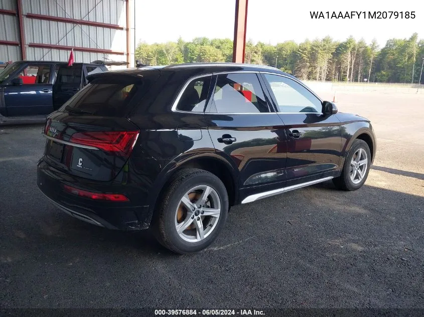 WA1AAAFY1M2079185 2021 Audi Q5 Premium 45 Tfsi Quattro S Tronic