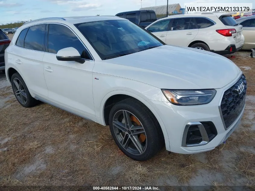 2021 Audi Q5 Premium Plus 55 Tfsi E Quattro S Tronic VIN: WA1E2AFY5M2133179 Lot: 40582844