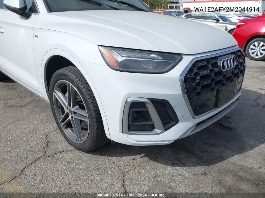 2021 Audi Q5 Premium Plus 55 Tfsi E Quattro S Tronic VIN: WA1E2AFY2M2044914 Lot: 40707914