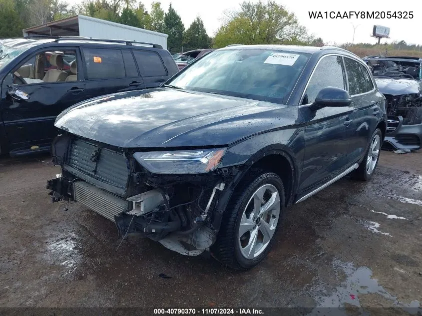 2021 Audi Q5 Prestige 45 Tfsi Quattro S Tronic VIN: WA1CAAFY8M2054325 Lot: 40790370