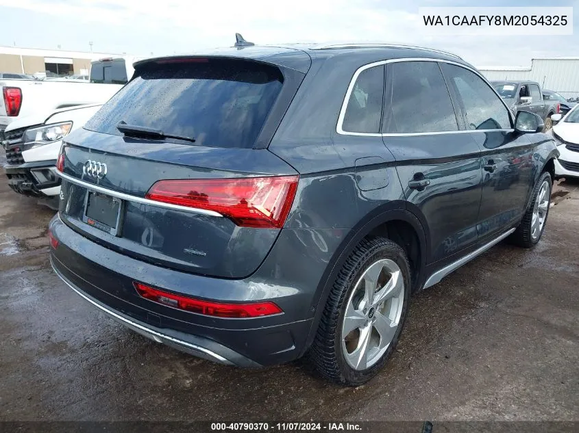 2021 Audi Q5 Prestige 45 Tfsi Quattro S Tronic VIN: WA1CAAFY8M2054325 Lot: 40790370