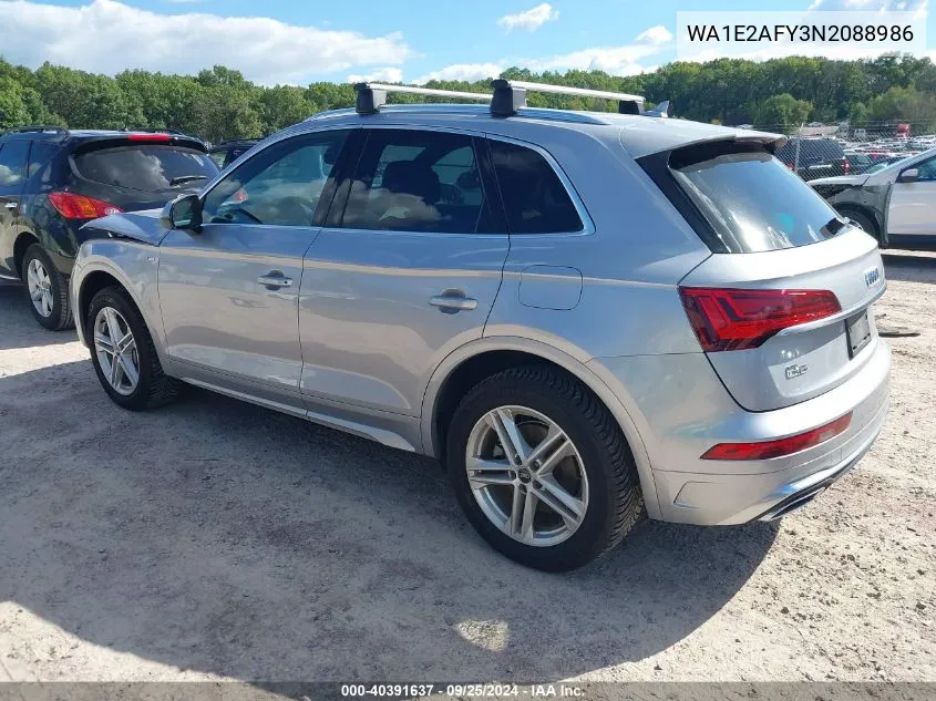 2022 Audi Q5 Premium Plus 55 Tfsi E S Line Quattro S Tronic VIN: WA1E2AFY3N2088986 Lot: 40391637