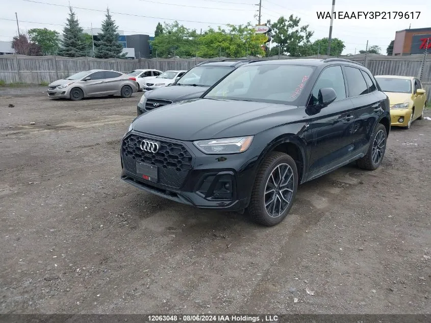 2023 Audi Q5 VIN: WA1EAAFY3P2179617 Lot: 12063048