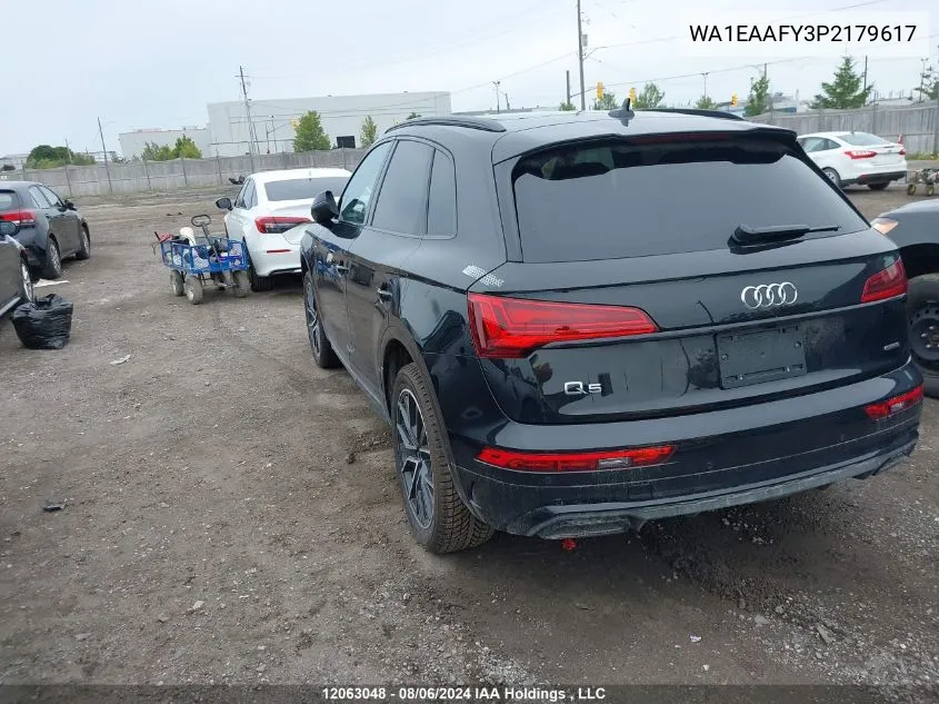 2023 Audi Q5 VIN: WA1EAAFY3P2179617 Lot: 12063048