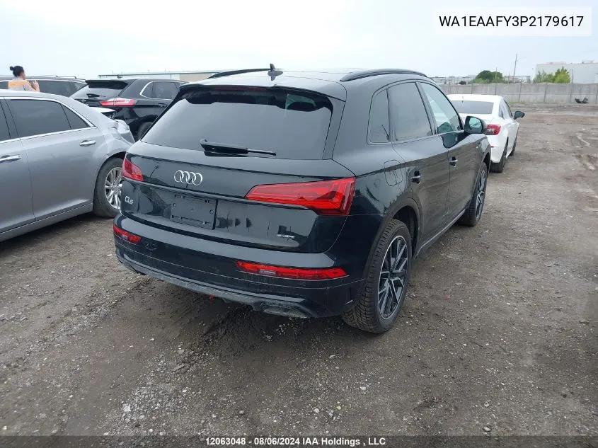 2023 Audi Q5 VIN: WA1EAAFY3P2179617 Lot: 12063048