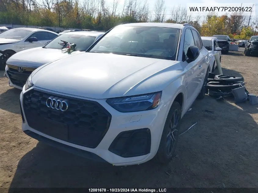 2023 Audi Q5 VIN: WA1FAAFY7P2009622 Lot: 12081678