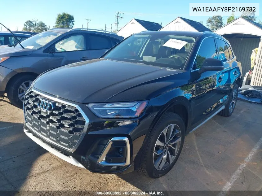 2023 Audi Q5 Premium Plus 45 Tfsi S Line Quattro VIN: WA1EAAFY8P2169732 Lot: 39508892