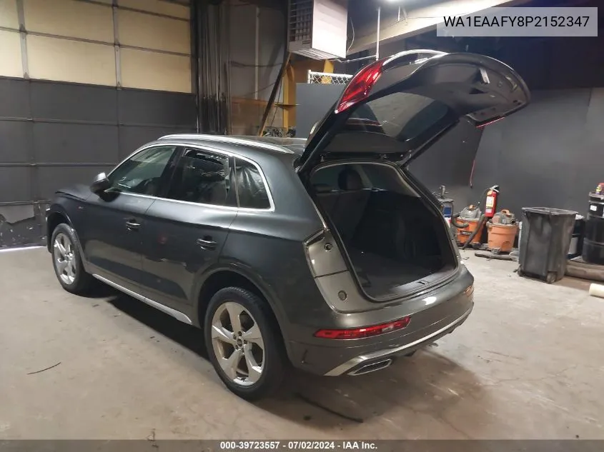 2023 Audi Q5 Premium Plus 45 Tfsi S Line Quattro VIN: WA1EAAFY8P2152347 Lot: 39723557