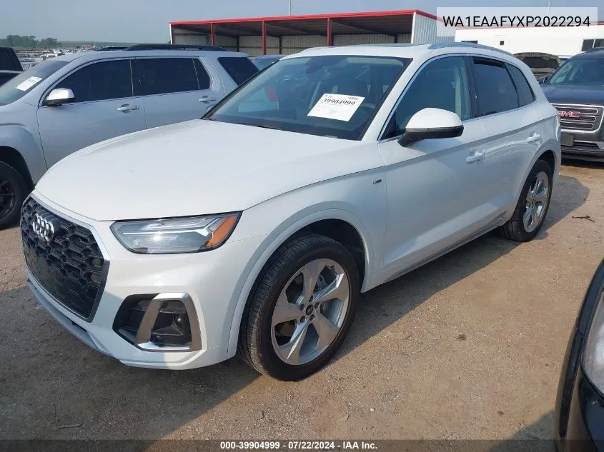 WA1EAAFYXP2022294 2023 Audi Q5 Premium Plus 45 Tfsi S Line Quattro