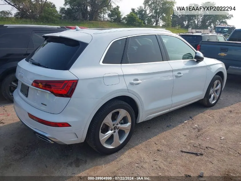 WA1EAAFYXP2022294 2023 Audi Q5 Premium Plus 45 Tfsi S Line Quattro