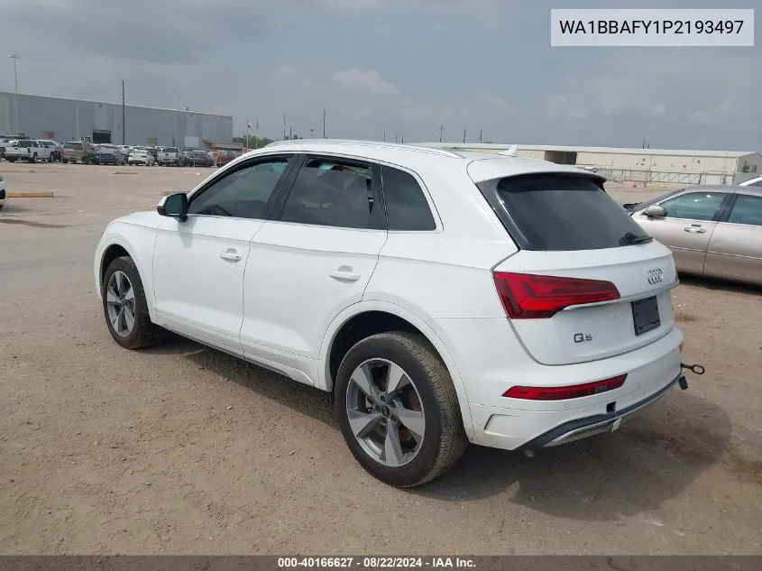 2023 Audi Q5 Premium Plus 40 Tfsi Quattro S Tronic VIN: WA1BBAFY1P2193497 Lot: 40166627