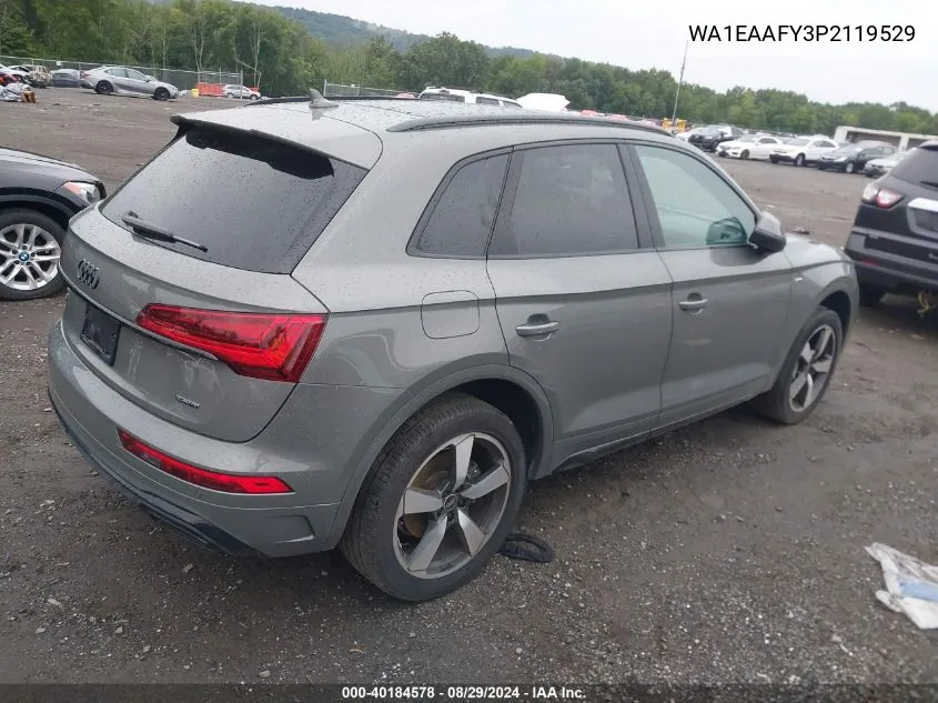 2023 Audi Q5 Premium Plus 45 Tfsi S Line Quattro VIN: WA1EAAFY3P2119529 Lot: 40184578