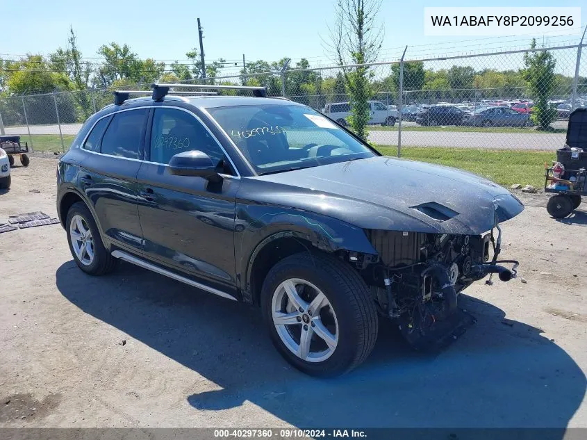 2023 Audi Q5 Premium 40 Tfsi Quattro S Tronic VIN: WA1ABAFY8P2099256 Lot: 40297360