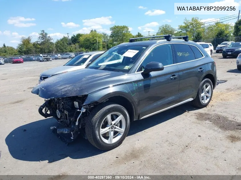 2023 Audi Q5 Premium 40 Tfsi Quattro S Tronic VIN: WA1ABAFY8P2099256 Lot: 40297360