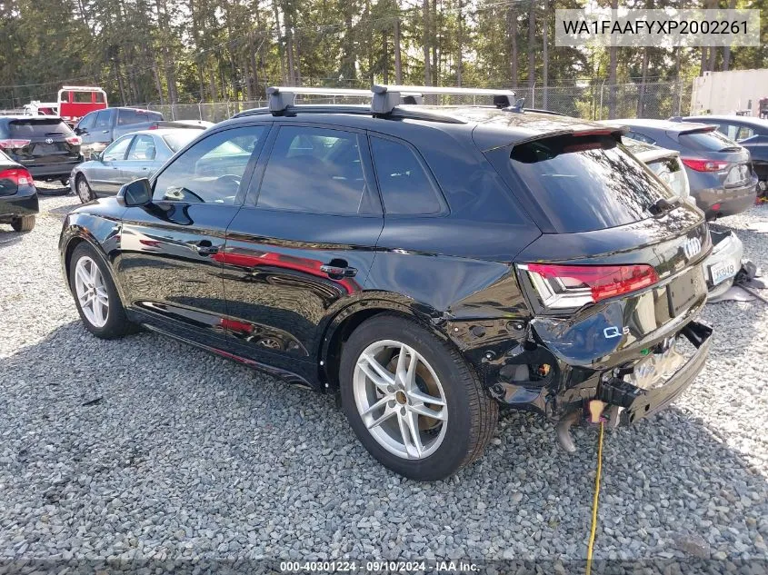 2023 Audi Q5 Prestige 45 Tfsi S Line Quattro S Tronic VIN: WA1FAAFYXP2002261 Lot: 40301224