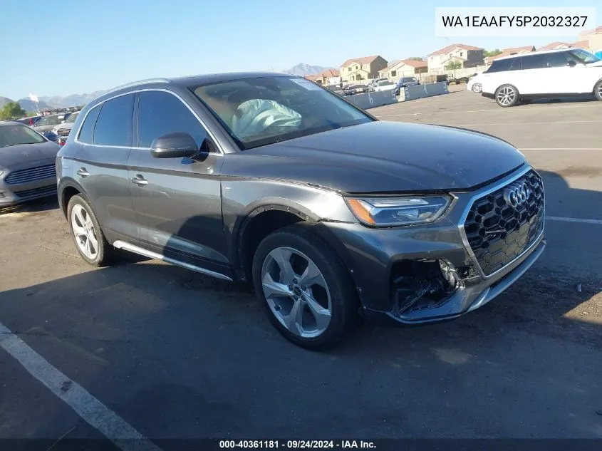 2023 Audi Q5 Premium Plus 45 VIN: WA1EAAFY5P2032327 Lot: 40361181