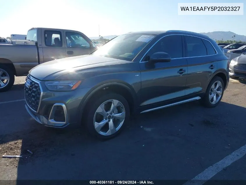 2023 Audi Q5 Premium Plus 45 VIN: WA1EAAFY5P2032327 Lot: 40361181