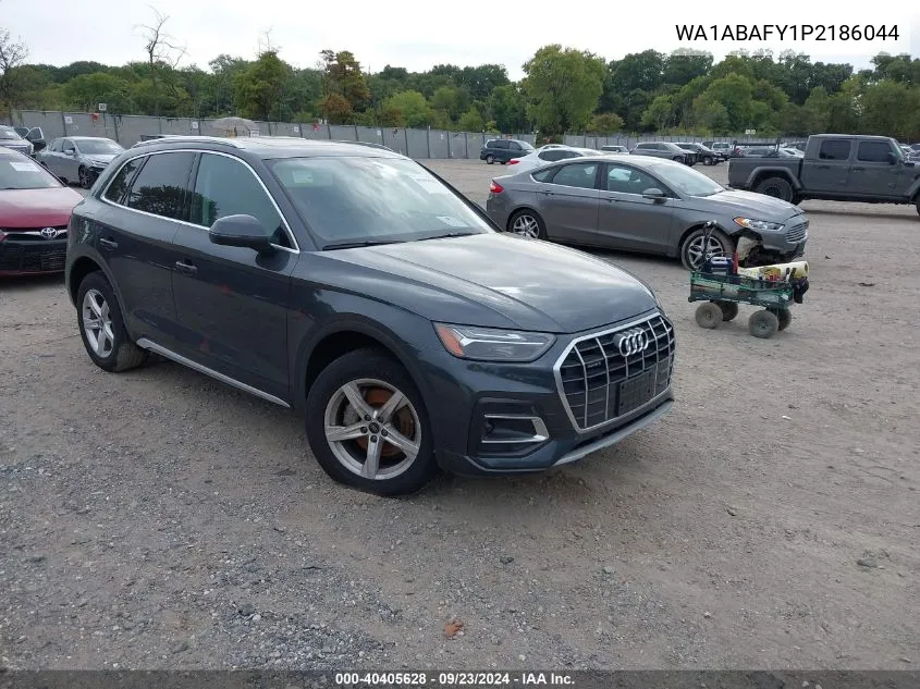 2023 Audi Q5 Premium 40 Tfsi Quattro S Tronic VIN: WA1ABAFY1P2186044 Lot: 40405628