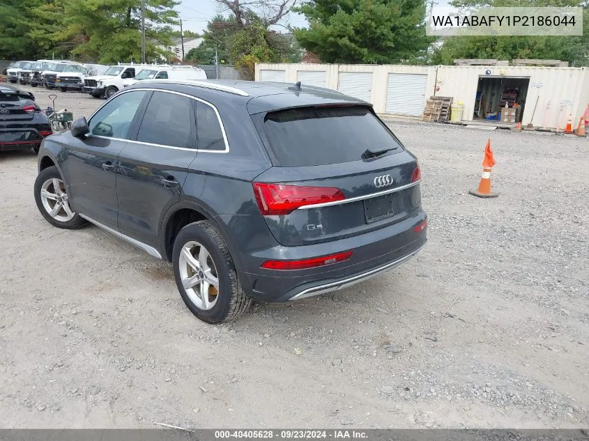 2023 Audi Q5 Premium 40 Tfsi Quattro S Tronic VIN: WA1ABAFY1P2186044 Lot: 40405628