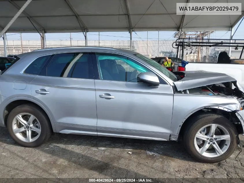 2023 Audi Q5 Premium 40 Tfsi Quattro S Tronic VIN: WA1ABAFY8P2029479 Lot: 40429524