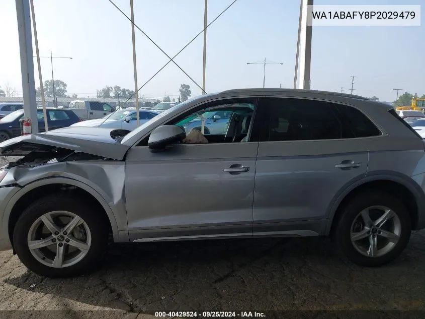 2023 Audi Q5 Premium 40 Tfsi Quattro S Tronic VIN: WA1ABAFY8P2029479 Lot: 40429524