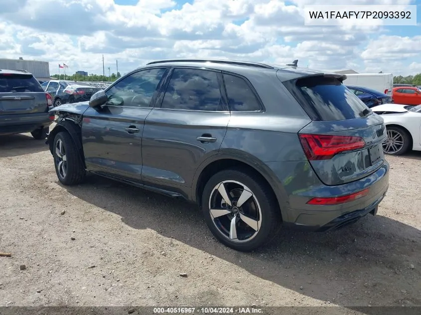 2023 Audi Q5 Prestige 45 Tfsi S Line Quattro S Tronic VIN: WA1FAAFY7P2093392 Lot: 40516967