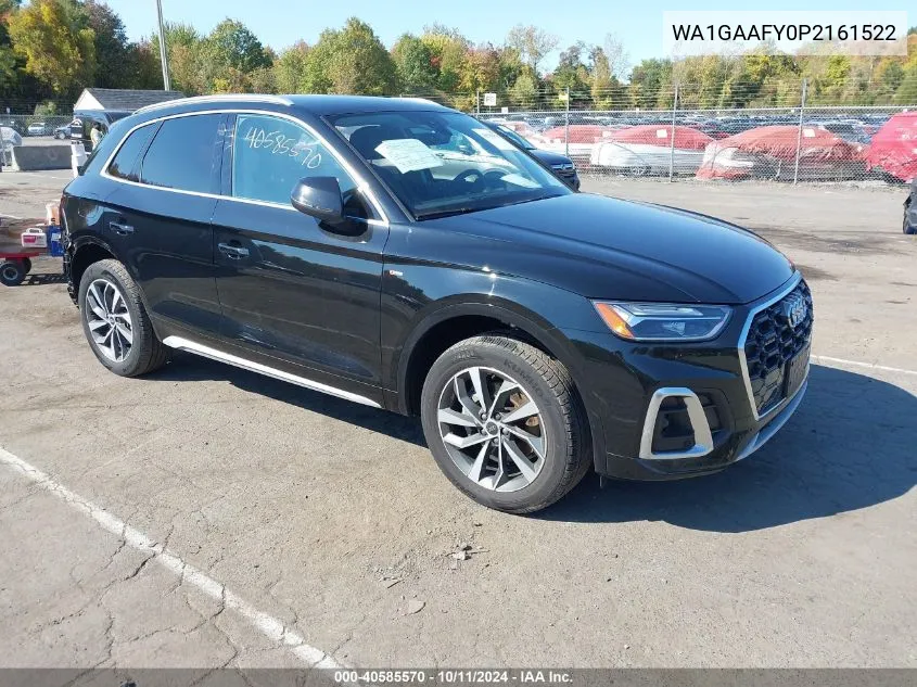 2023 Audi Q5 Premium 45 Tfsi S Line Quattro VIN: WA1GAAFY0P2161522 Lot: 40585570