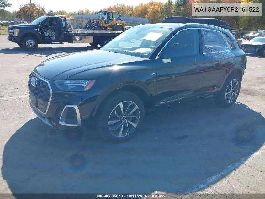 2023 Audi Q5 Premium 45 Tfsi S Line Quattro VIN: WA1GAAFY0P2161522 Lot: 40585570