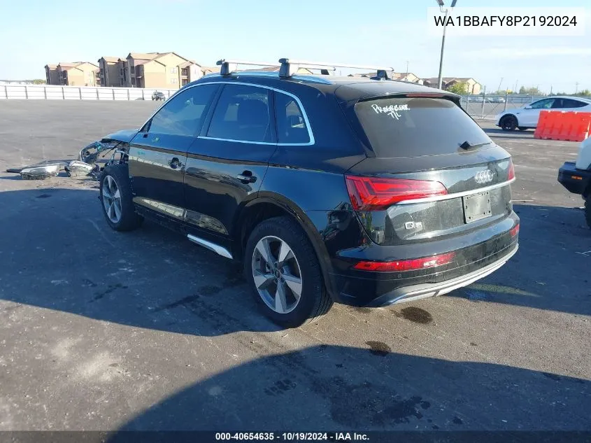 2023 Audi Q5 Premium Plus 40 VIN: WA1BBAFY8P2192024 Lot: 40654635