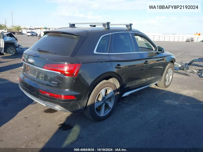 2023 Audi Q5 Premium Plus 40 VIN: WA1BBAFY8P2192024 Lot: 40654635