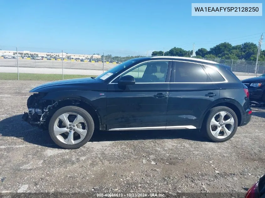 2023 Audi Q5 Premium Plus 45 Tfsi S Line Quattro VIN: WA1EAAFY5P2128250 Lot: 40666613