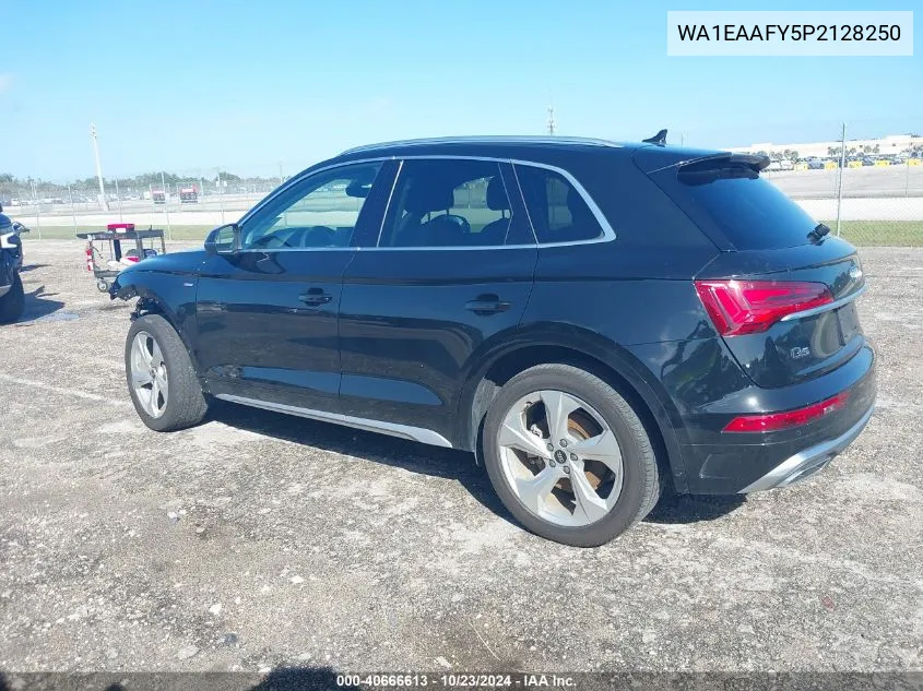 2023 Audi Q5 Premium Plus 45 Tfsi S Line Quattro VIN: WA1EAAFY5P2128250 Lot: 40666613