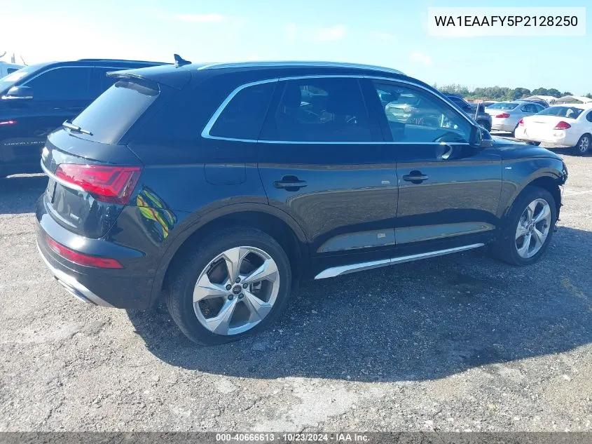 2023 Audi Q5 Premium Plus 45 Tfsi S Line Quattro VIN: WA1EAAFY5P2128250 Lot: 40666613