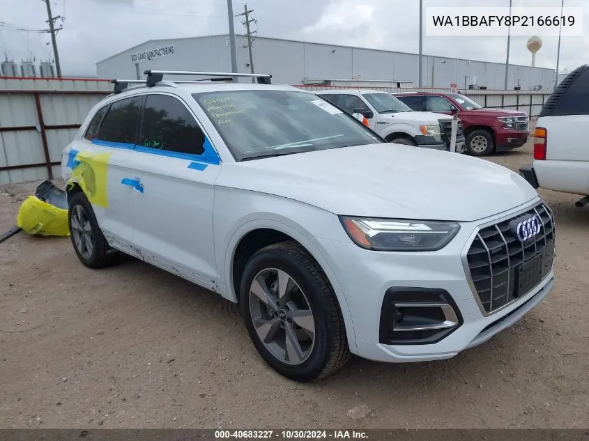 2023 Audi Q5 Premium Plus 40 Tfsi Quattro S Tronic VIN: WA1BBAFY8P2166619 Lot: 40683227