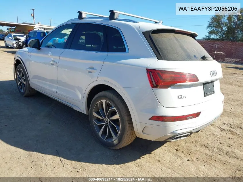 2023 Audi Q5 Premium Plus 45 Tfsi S Line Quattro VIN: WA1EAAFY3P2056206 Lot: 40693211