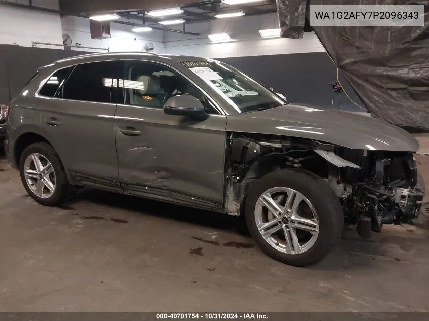 2023 Audi Q5 Premium 55 Tfsi E S Line Quattro S Tronic VIN: WA1G2AFY7P2096343 Lot: 40701754