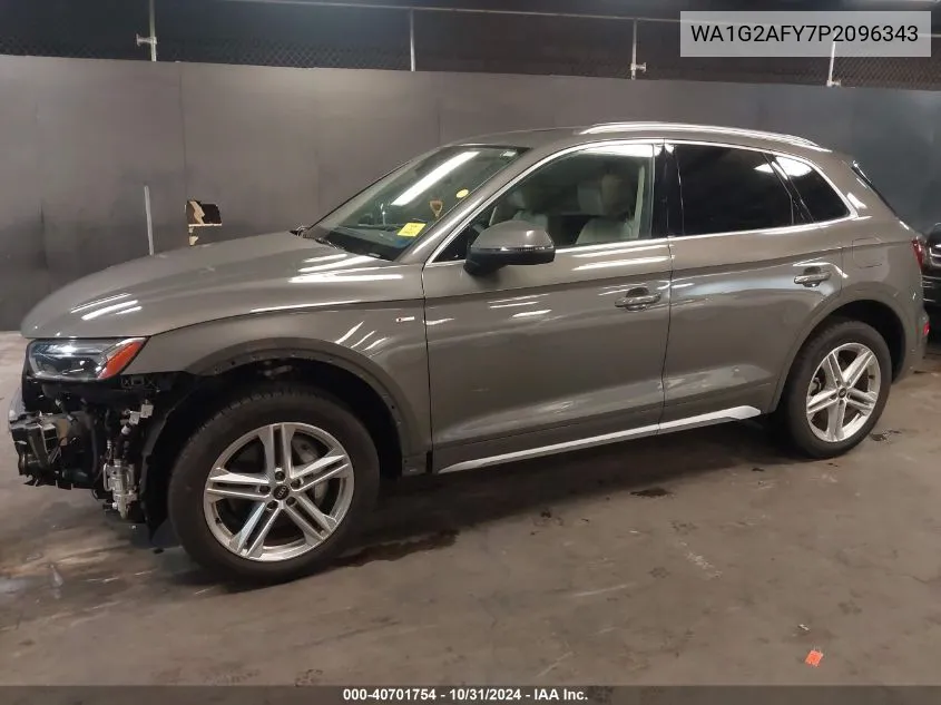 2023 Audi Q5 Premium 55 Tfsi E S Line Quattro S Tronic VIN: WA1G2AFY7P2096343 Lot: 40701754